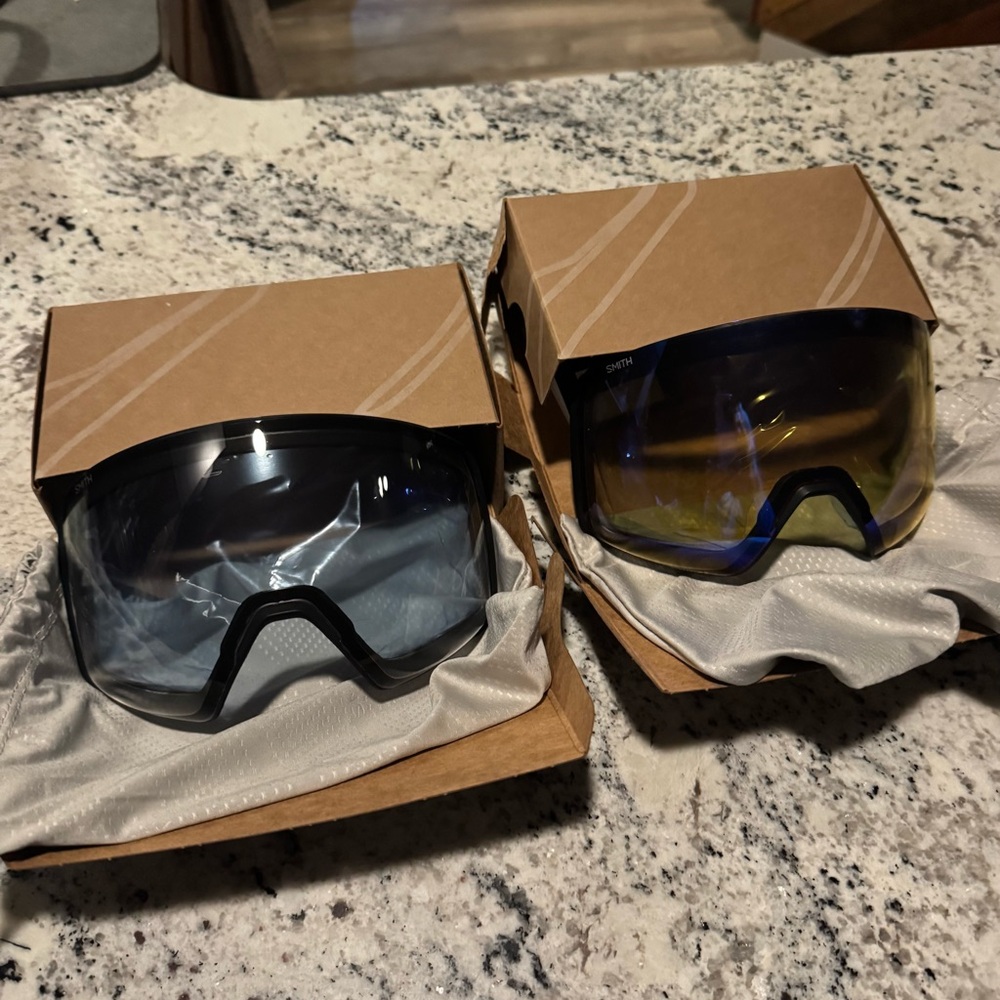 Smith 4D MAG XL Replacement Lenses - Black and Purple
